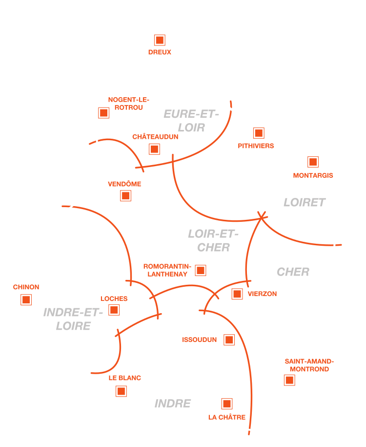 Logo Orléans-Tours cartographie académique