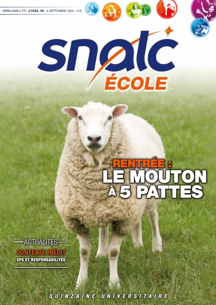 QU1491 SNALC Ecole : "Rentrée : le mouton à 5 pattes"