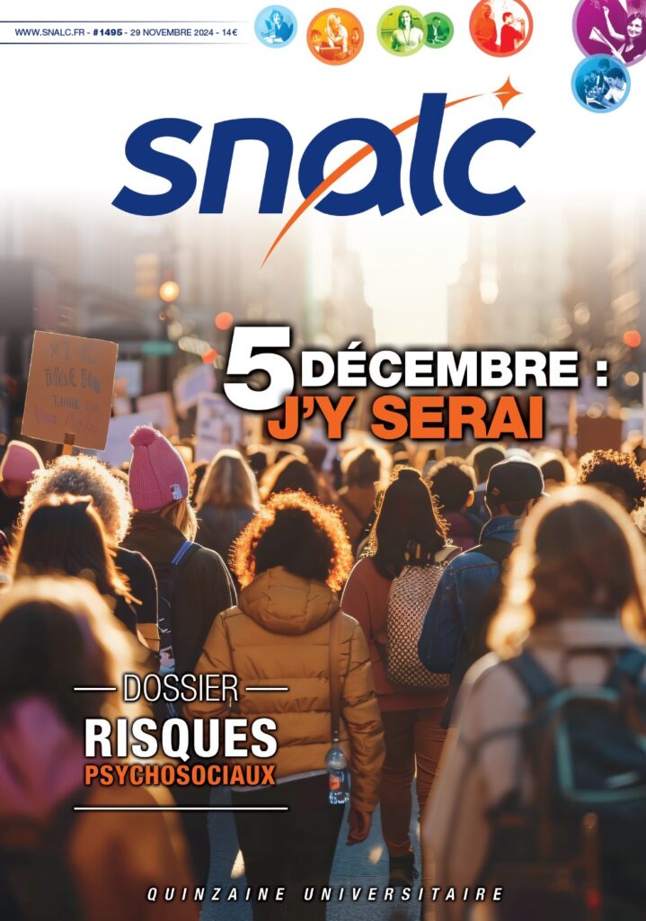 QU1495 SNALC : "5 décembre : j'y serai"