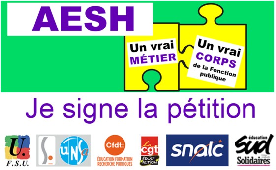 AESH : un vrai métier, un vrai corps de fonctionnaire !