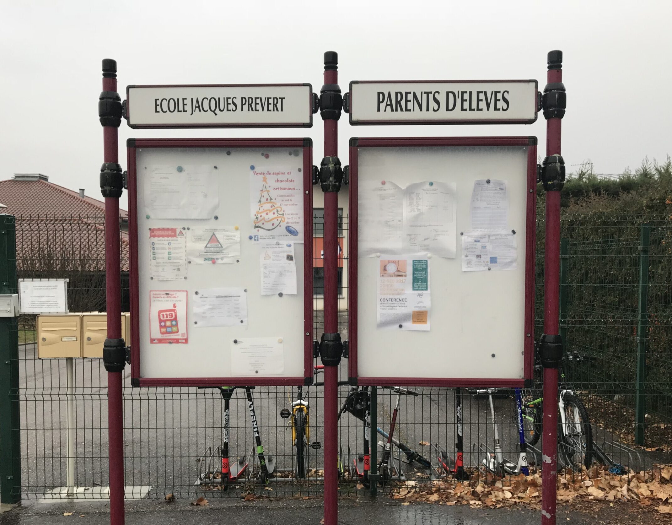 Affichage des listes de classes : attention aux données !