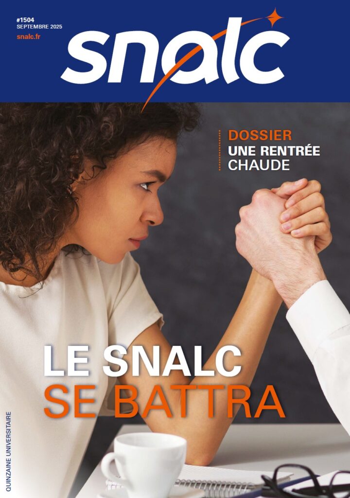 "Le SNALC se battra" (n°1504, septembre 2025)