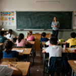 Une école à reconstruire : Les effectifs de classe